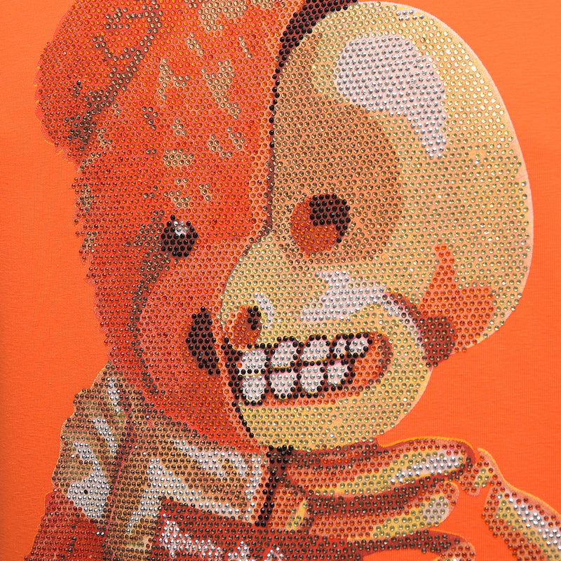 Tričko Half Bear Orange Unisex