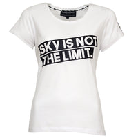 Sky nie je limitné tričko biele