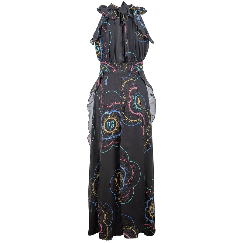Kleid Diamant-Flower-Lang