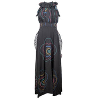 Kleid Diamant-Flower-Lang