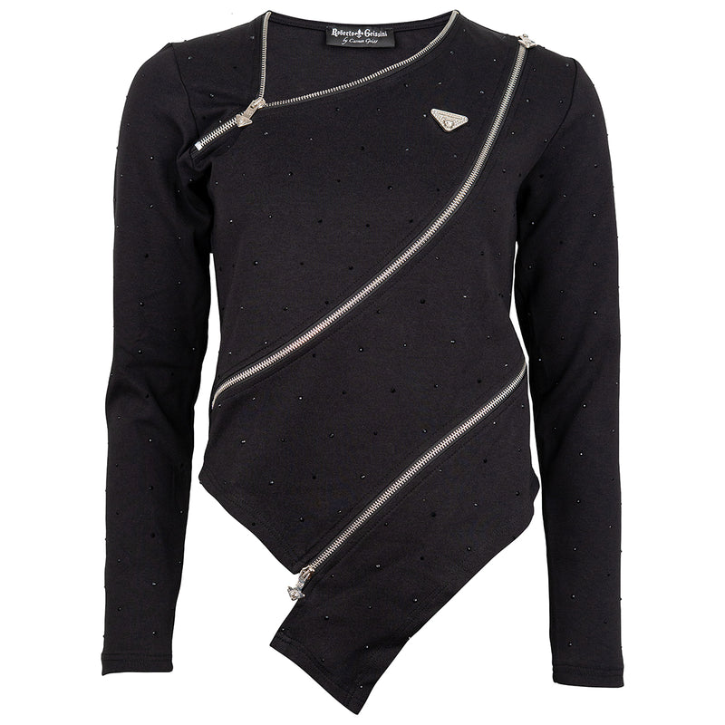 Crazy-Zipp Fashion Oberteil