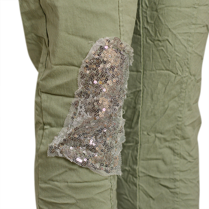 Nohavice Carmen khaki