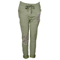 Nohavice Carmen khaki