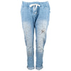 Carmen Jeans Blau