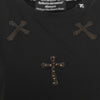 Čierne tričko Cross Wings