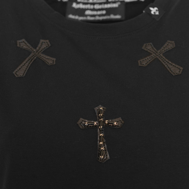 Čierne tričko Cross Wings