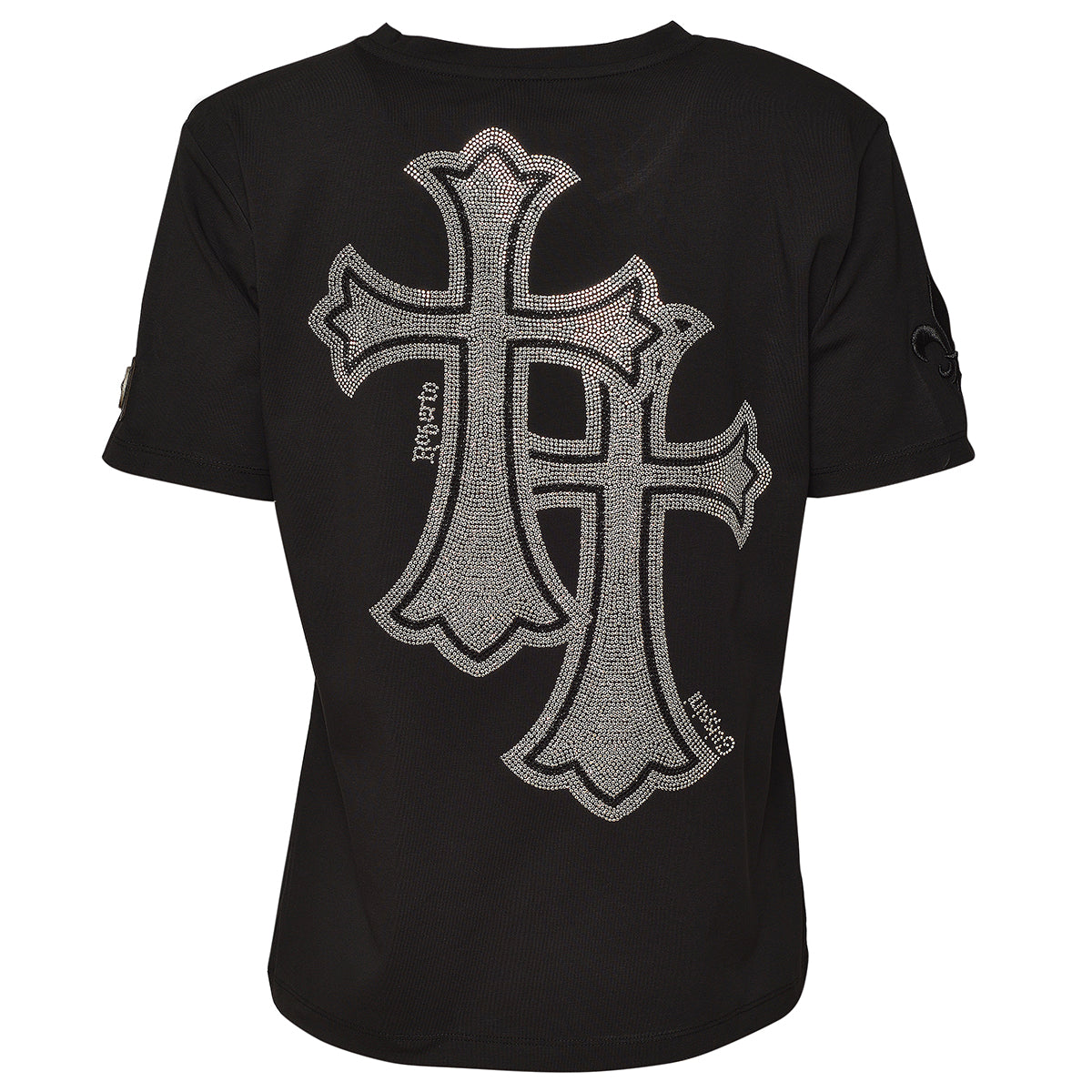 Double Cross T-Shirt Schwarz