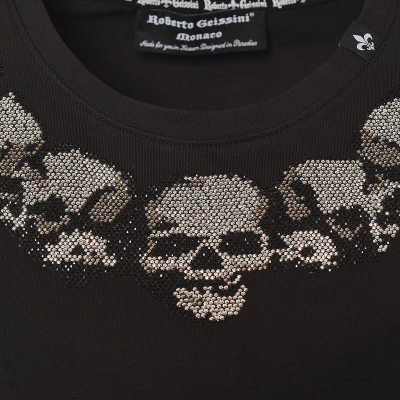 Tričko Skulls čierne