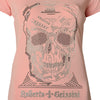 Ružové tričko Diamond Skull