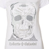 Biele tričko Diamond Skull