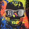 Skull Graffiti tričko čierne