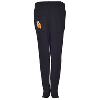 X joggingové nohavice čierne oranžové