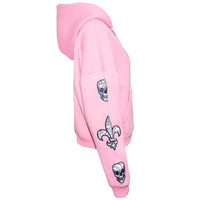 Mikina s kapucňou Davina Pink