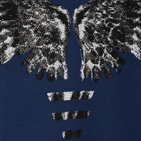 Modré tričko Angel Wings