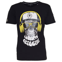 DJ Skull T-Shirt Schwarz