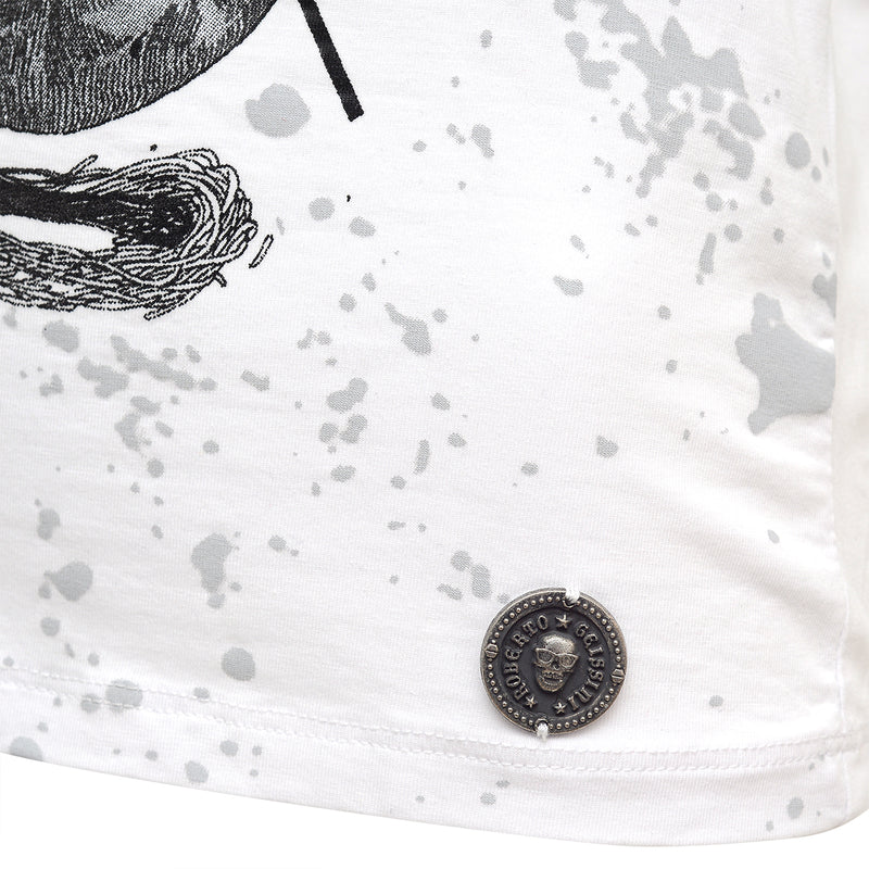 Skull The Change Top Biela 