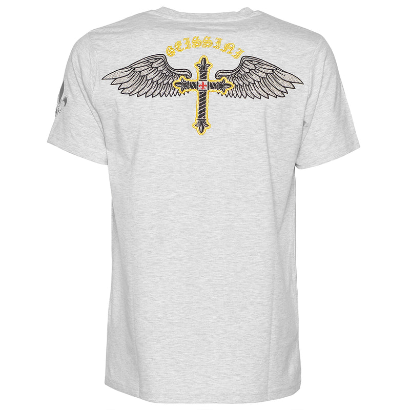 Tričko Cross Wings sivej farby