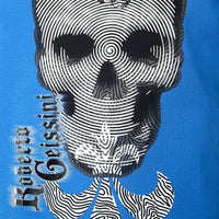 Modré tričko Mystic Skull