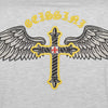 Tričko Cross Wings sivej farby