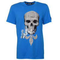 Modré tričko Mystic Skull