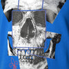 Modré tričko Skull Cards