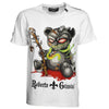 Tričko Devil Bear Biele Unisex