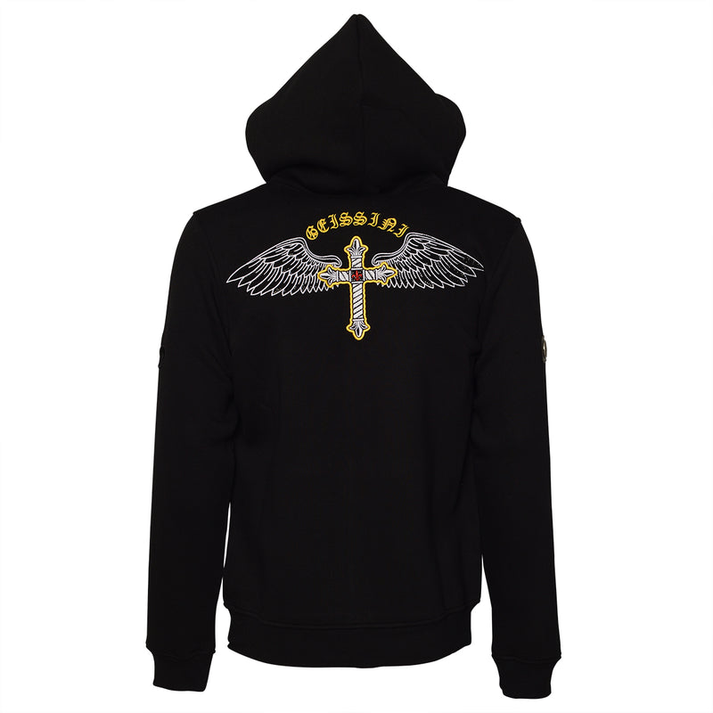 Mikina Cross-Wings čierna