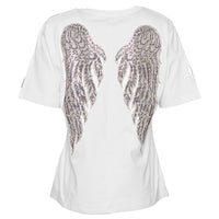 Biele tričko Cross Wings