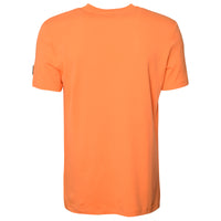 Prešívané tričko lebky oranžové