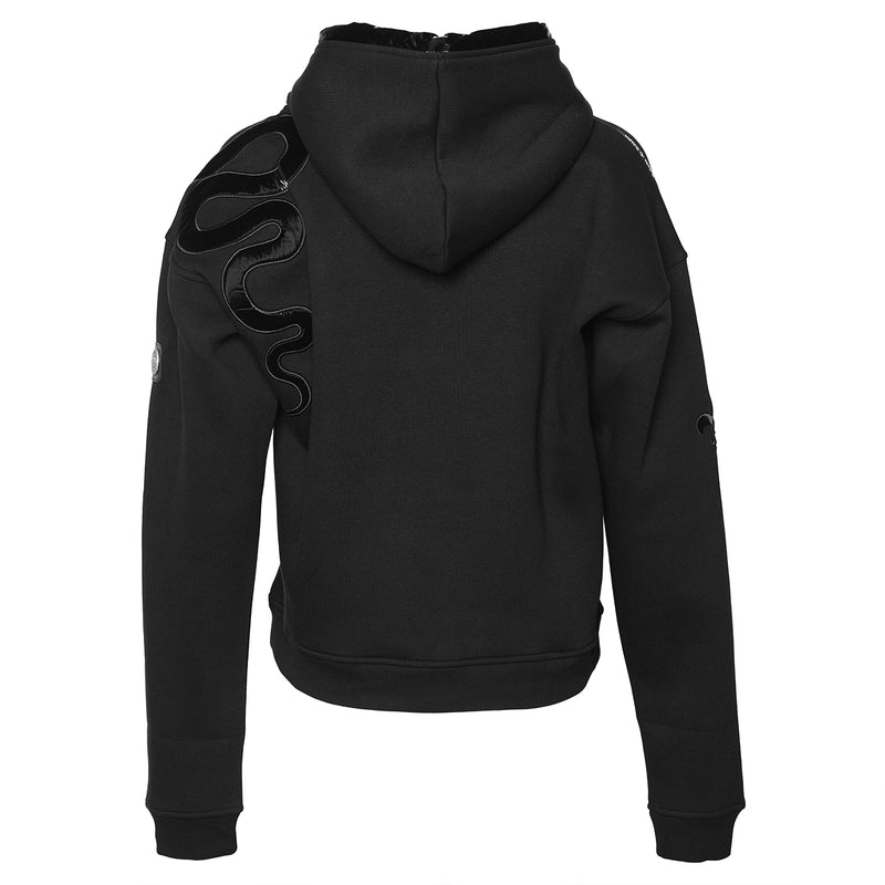 Hadia mikina s kapucňou čierna