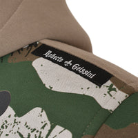 Khaki mikina s kapucňou CamouSkull
