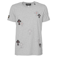 Tričko Diamond Cross Grey