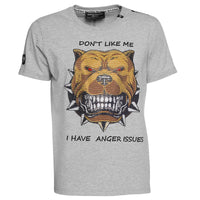 Tričko Evil Dog Šedé Unisex