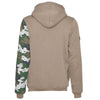 Khaki mikina s kapucňou CamouSkull