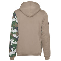 Khaki mikina s kapucňou CamouSkull