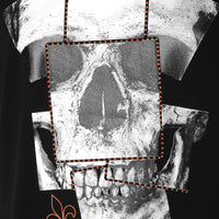 Tričko Skull Cards čierne