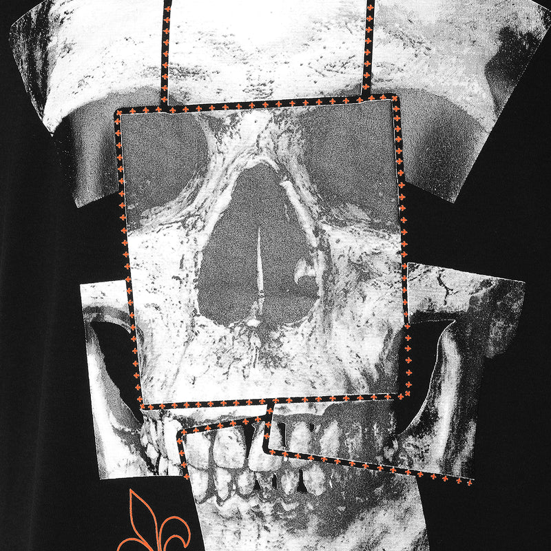 Tričko Skull Cards čierne