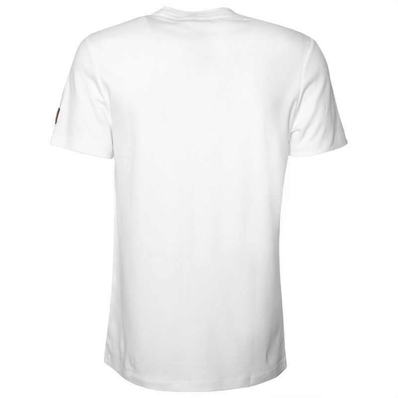 Prešívané tričko Lebka Biele Čierne