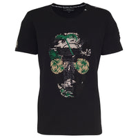 Tričko Skull Hawaii Black Unisex