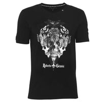 Čierne tričko Geo Skull