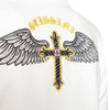 Mikina Cross-Wings sivobiela