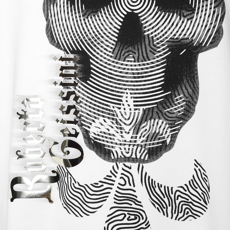 Biele tričko Mystic Skull