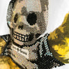 Tričko Skull Bear Biele Unisex