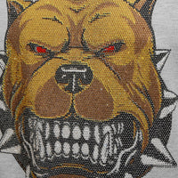 Tričko Evil Dog Šedé Unisex