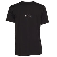 Čierne unisex tričko s maskou lebky