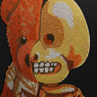 Tričko Half Bear Black Unisex