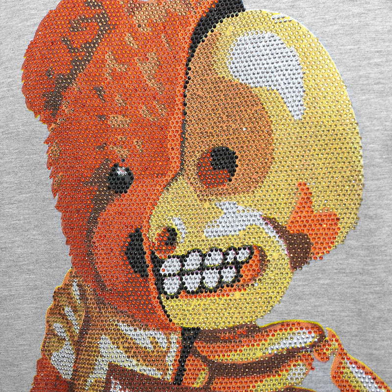 Tričko Half Bear Šedé Unisex